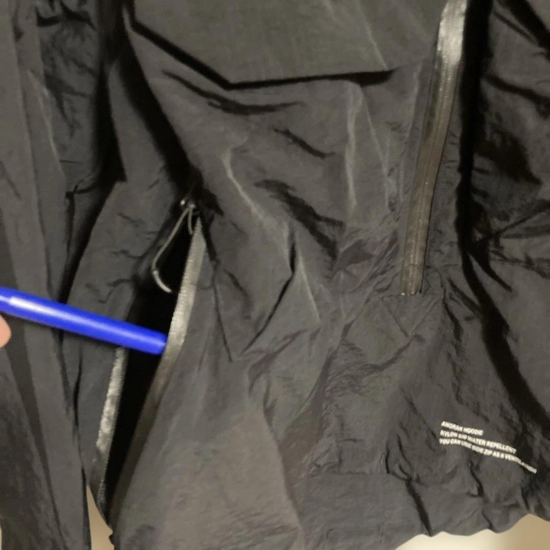 【超美品】CMF OUTDOOR GARMENT アノラックフーディ S 黒