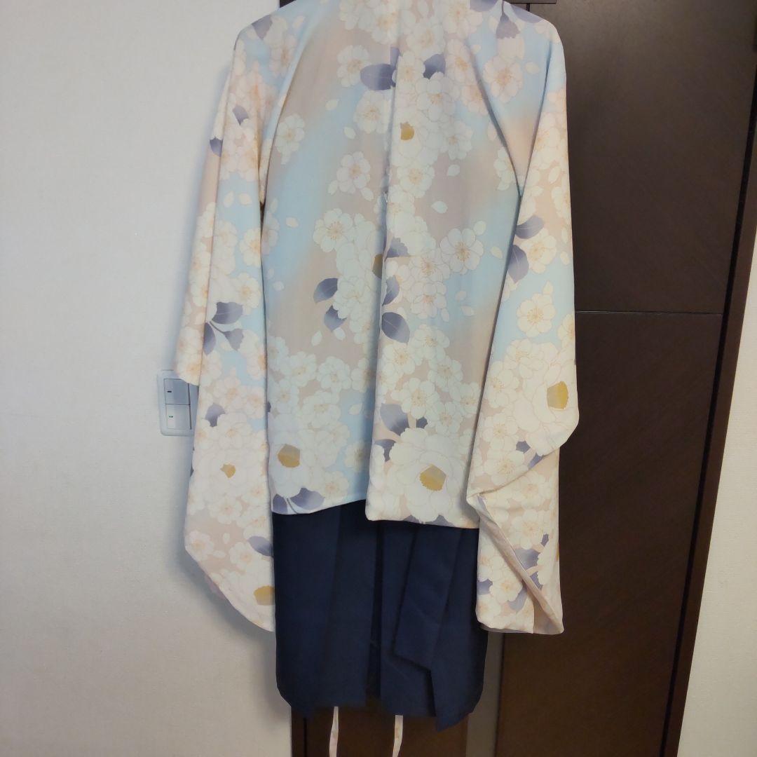 キャサリンコテージ　袴セット　八重桜プリエ 紺袴　160