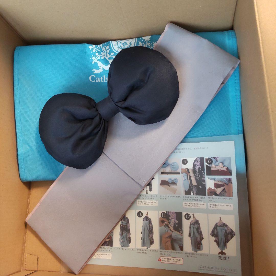 キャサリンコテージ　袴セット　八重桜プリエ 紺袴　160