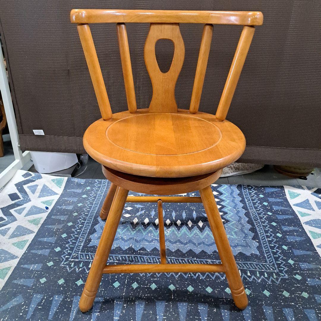 ♡木製回転椅子【starindo prima】アンティークダイニングチェアーA♡