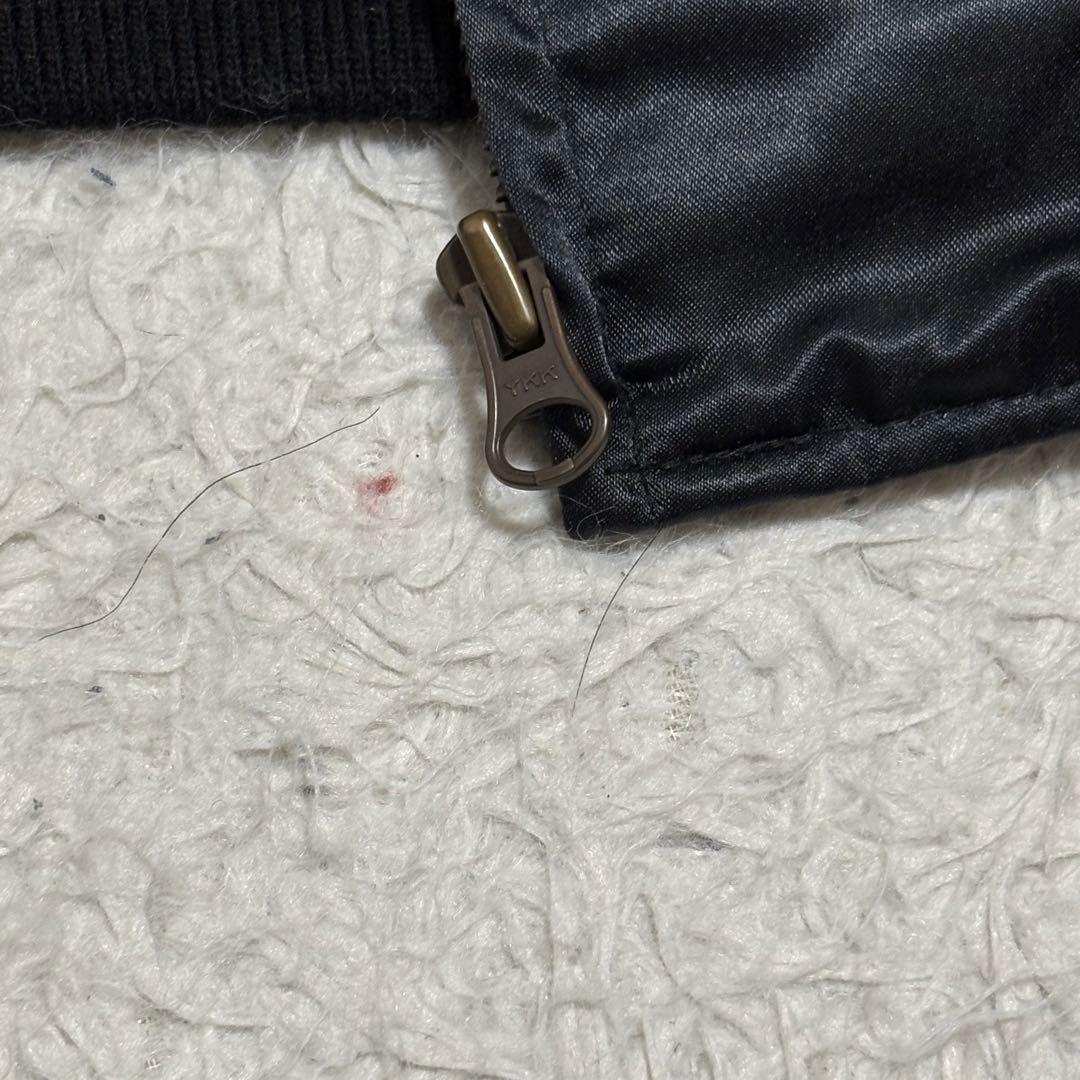 プリンス商会 スカジャン 龍 ドラゴン 横須賀 ブラック&シルバー LL サイズ