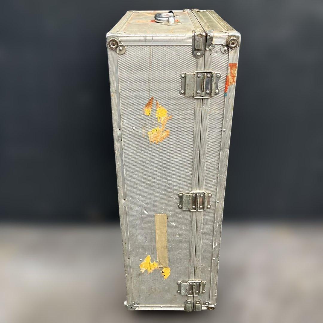 希少　大型　アルミキャリーケース　昭和レトロ　スーツケース　トラベルトランク