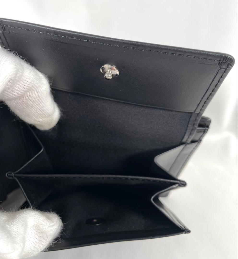 未使用 Paul Smith ポールスミス 二つ折り財布 レザー ストライプ