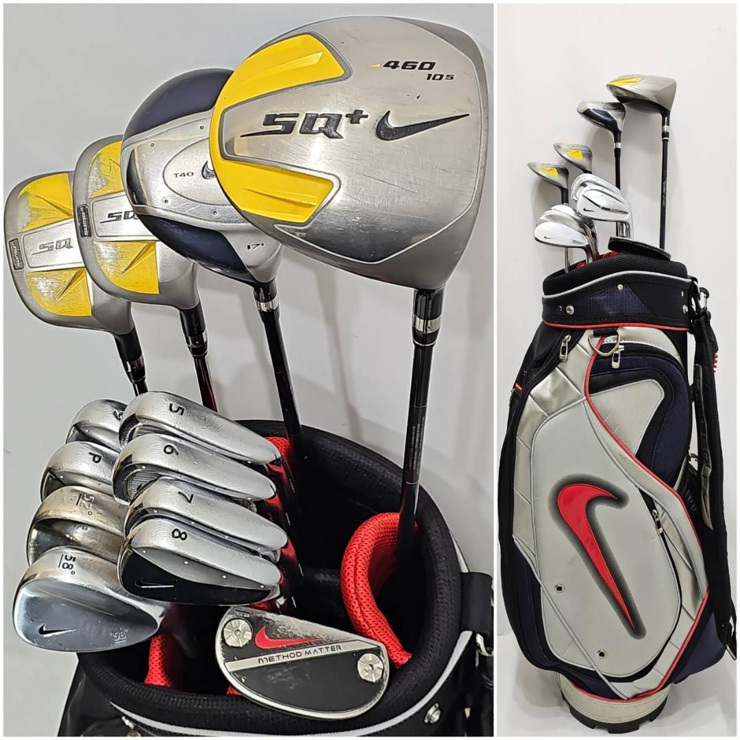 メンズ右利き初心者用　ナイキ　SQ　他　ゴルフクラブセット　K-2679