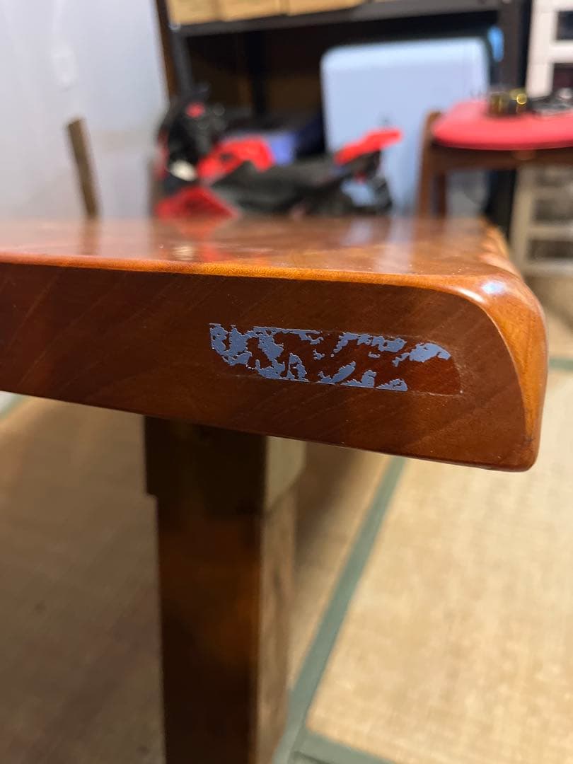 一枚板 無垢 天然木 耳付き 座卓 ローテーブル