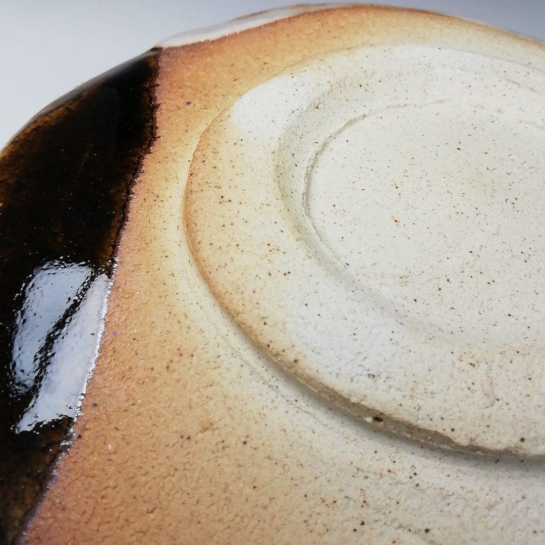 Ｔ１１４　茶碗　『織部　茶碗』『鵬窯　青木鵬磨』　共箱　抹茶碗　茶道具