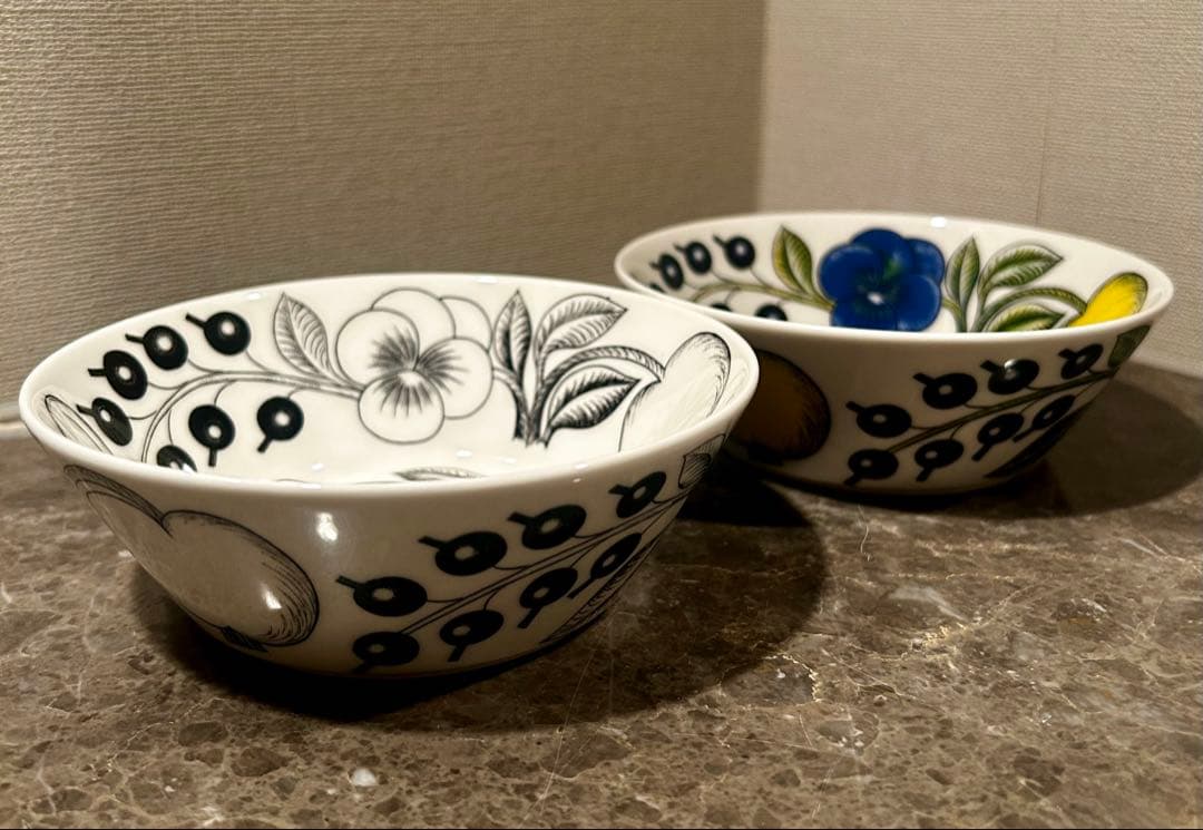 \"美品\" ARABIA 「パラティッシ」 φ13ボウル2個セット