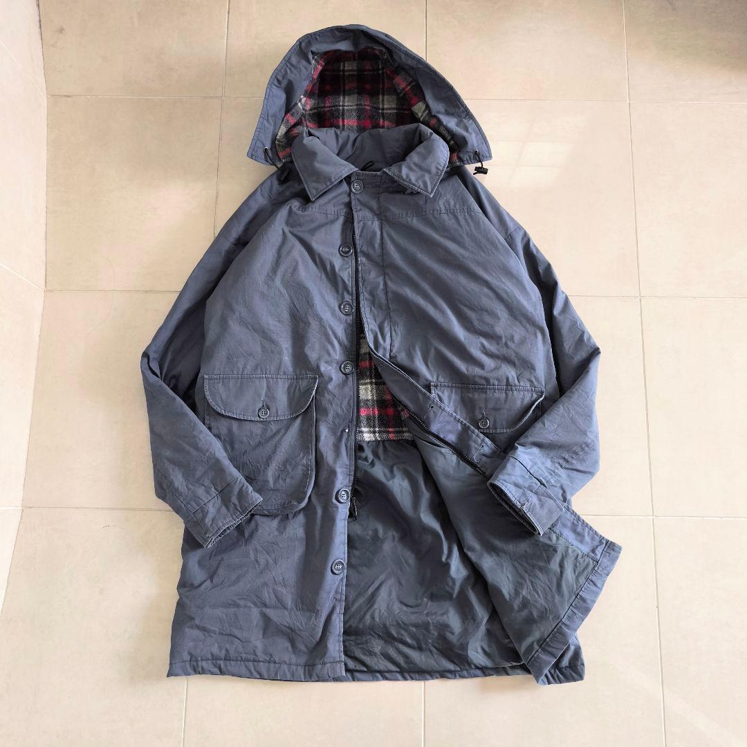 【名作】80s Woolrich ストームコート ネイビー XL USA製 希少