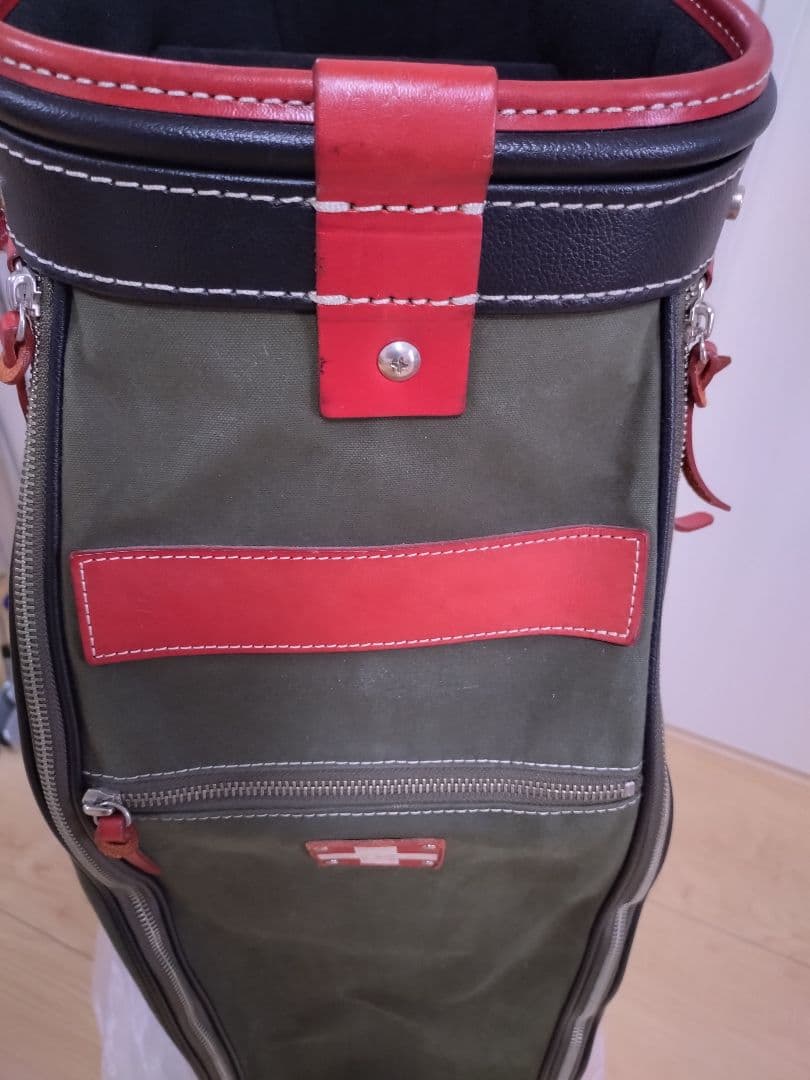 超希少カラー木の庄帆布キャディバッグ