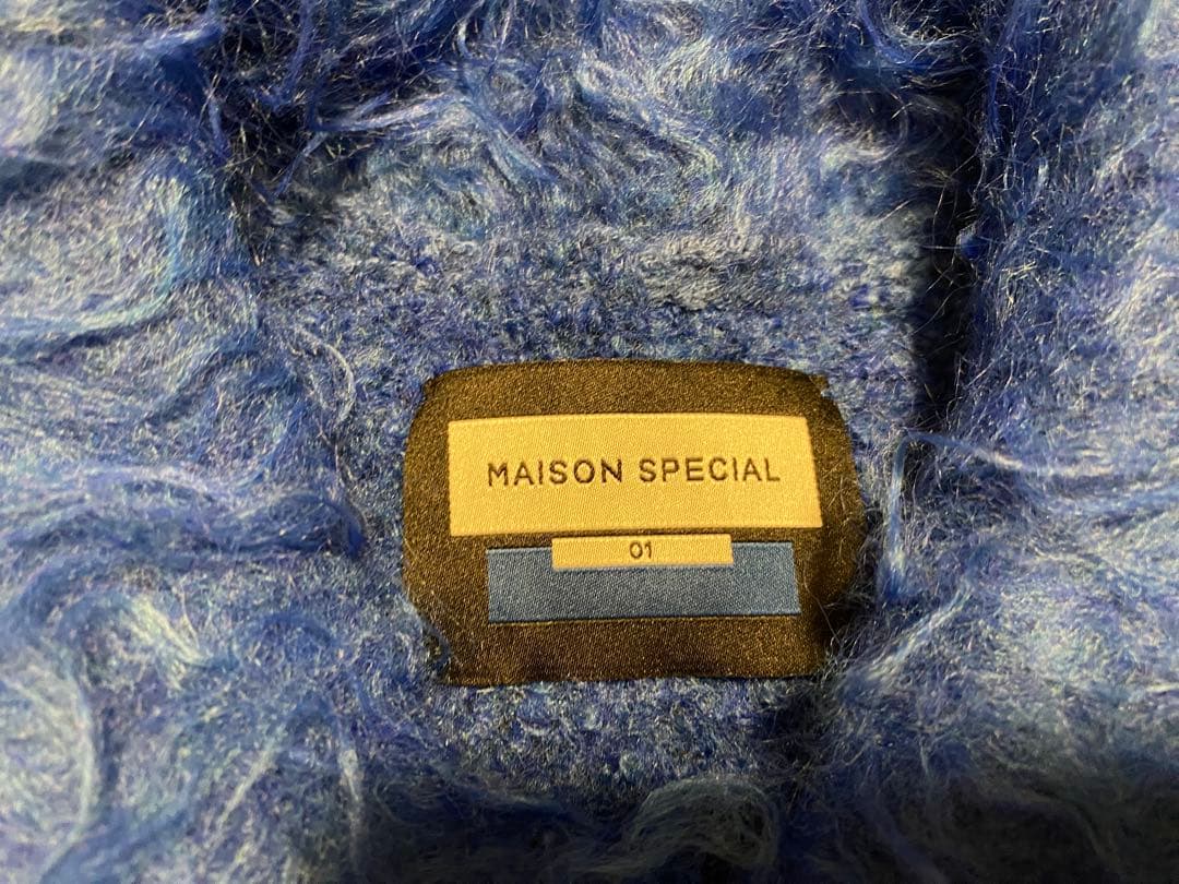 MAISON SPECIAL 久遠 別注 シャギー ニット シャツ 01サイズ