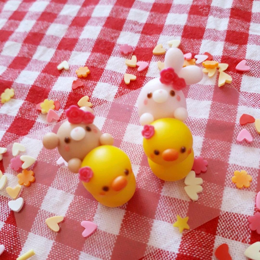 仲良しアヒル&うさぎちゃん