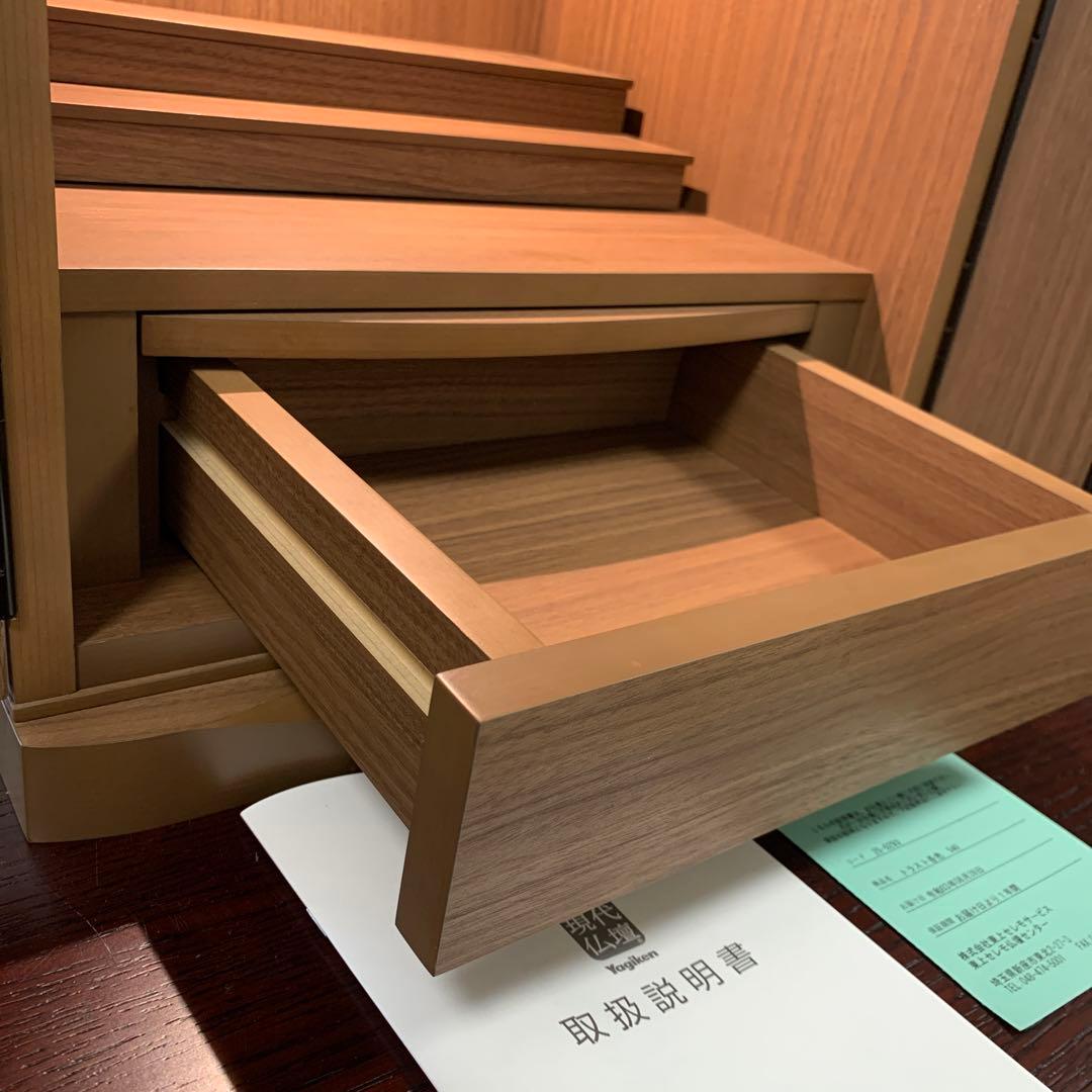 【現代仏壇】Yagiken美しい化粧板とMDFで作った高級コンパクト仏壇新未使用