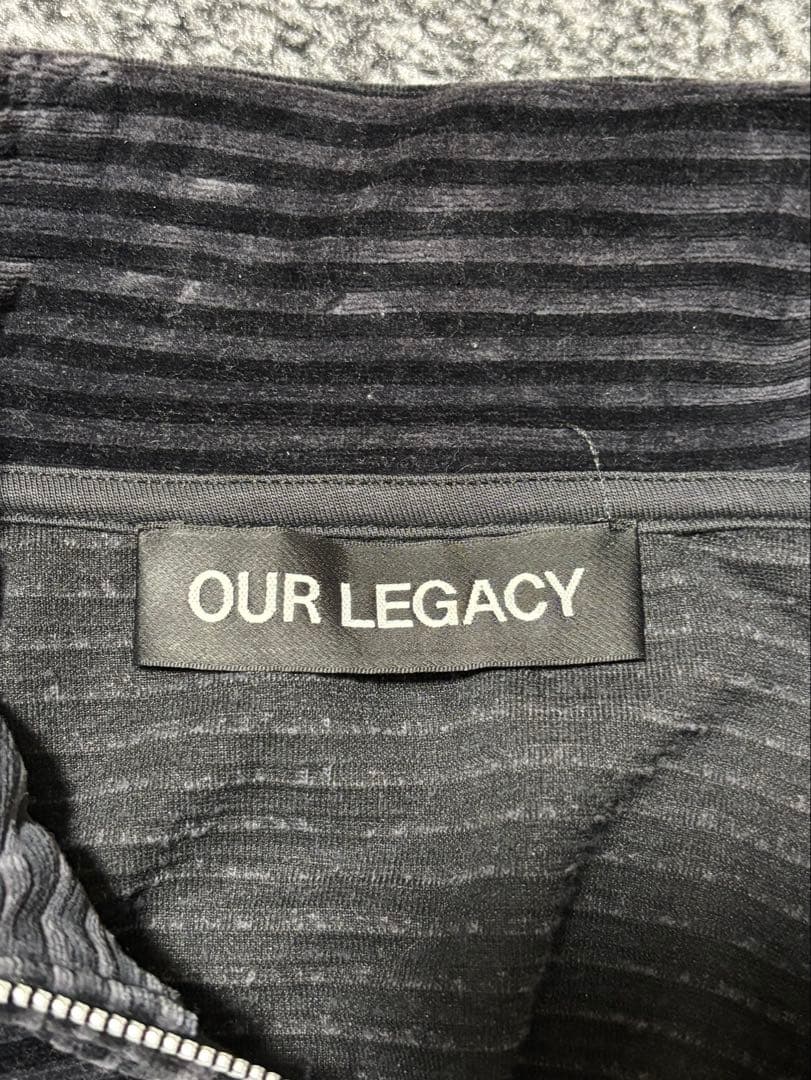 OUR LEGACY SHRUNKEN FULLZIP POLO 44 ポロ