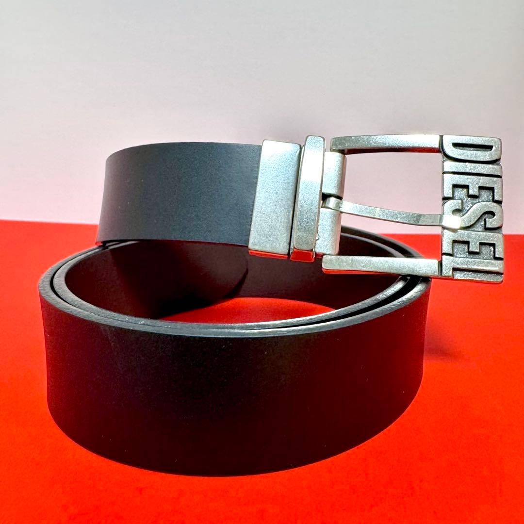 DIESEL ベルト ロゴ ディーゼル y2k ロゴバックル レザー ビンテージ