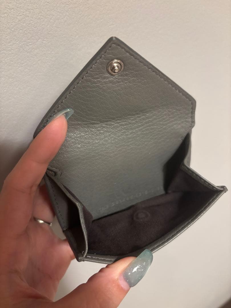 BALENCIAGA グレー 三つ折り財布