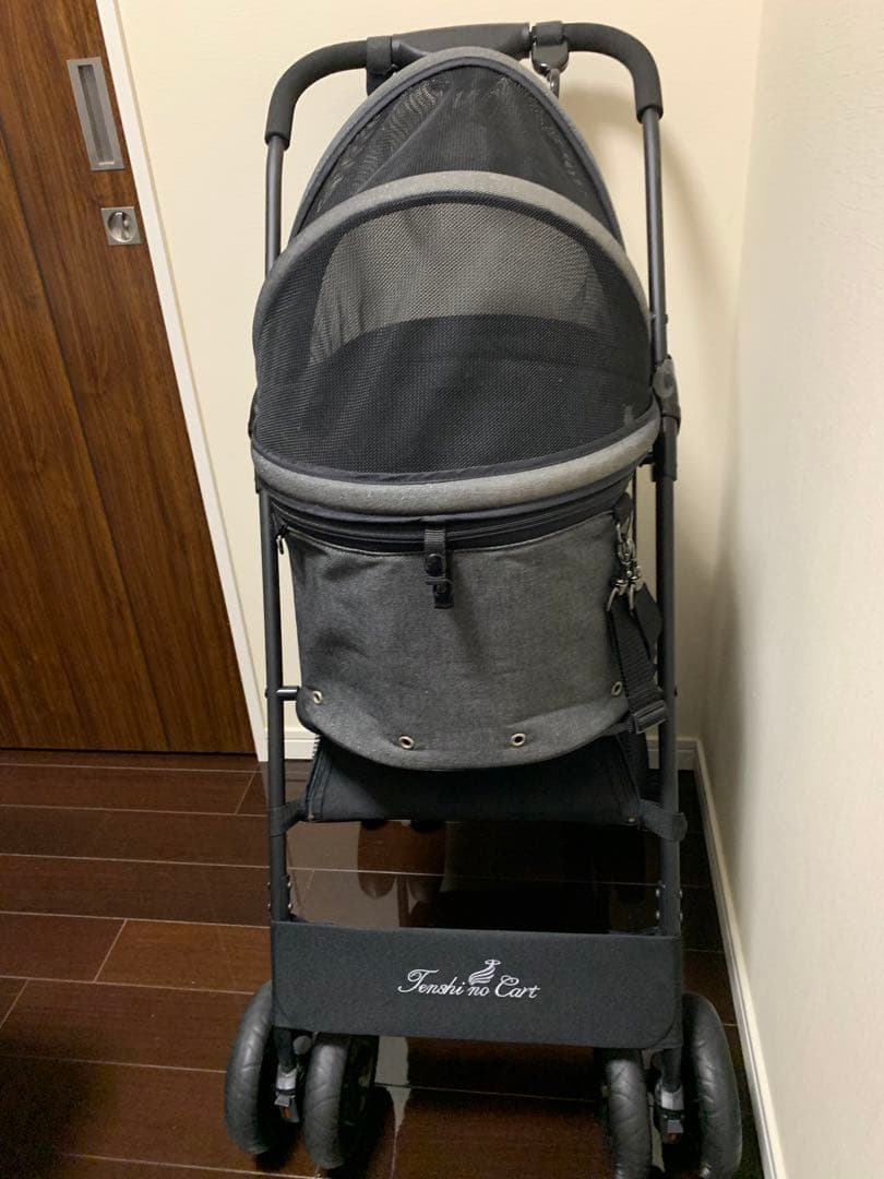 天使のカート　sサイズ　ブラックラメ　フレーム-Ver.4-(S・M用) 小物付