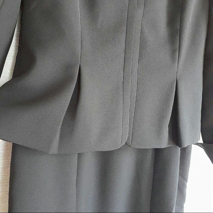 7号【東京ソワール】ブラックフォーマル　礼服　喪服　ジャケット&ワンピース