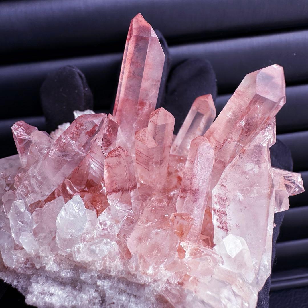 希少❗️高品質❗️超綺麗♡超強いパワー ピンク ヒマラヤ クラスター天然石A1558