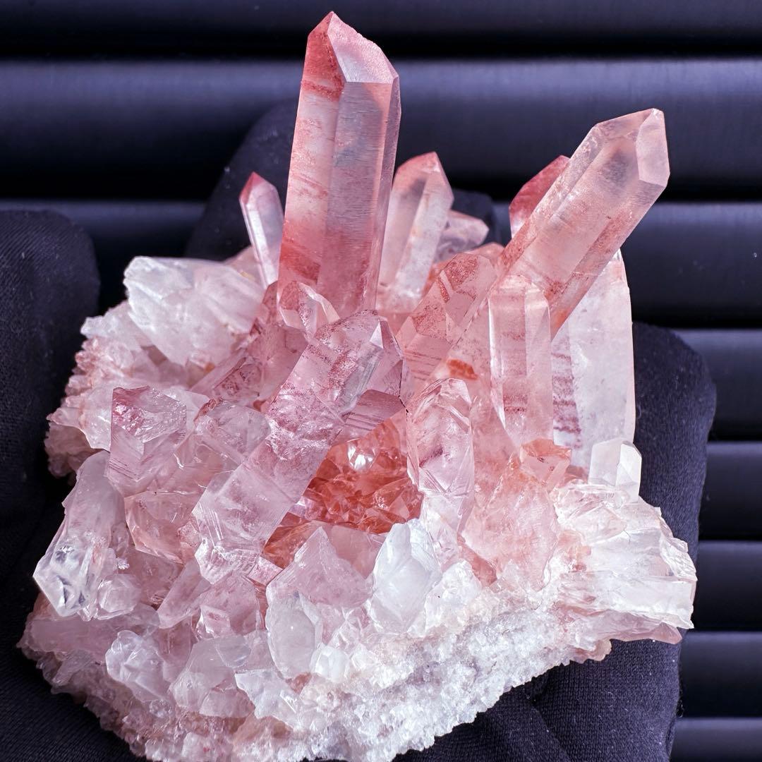 希少❗️高品質❗️超綺麗♡超強いパワー ピンク ヒマラヤ クラスター天然石A1558