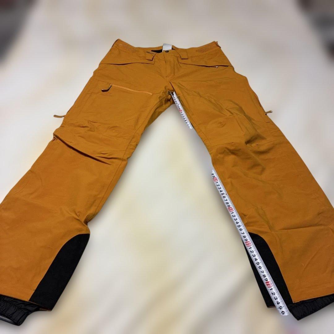 スキースノーボード　サロモンウェア ダークグリーン/オレンジパンツ