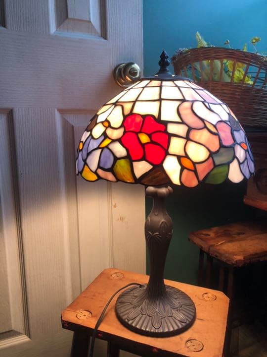 ステンドグラス フロアスタンド インテリア アンティーク ビンテージ