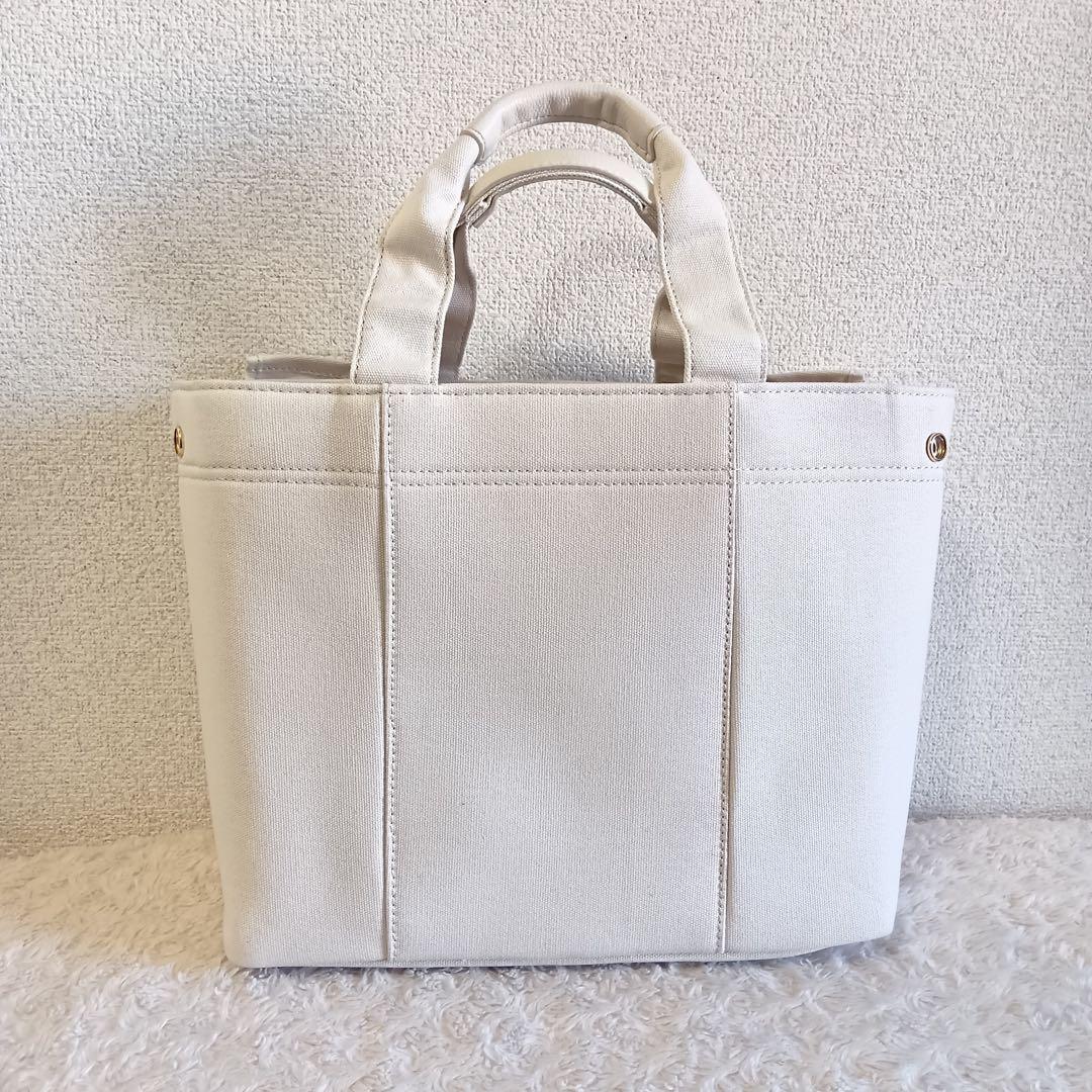 新品 ジルバイジルスチュアート フレームフリルトート 大 トートバッグ ベージュ