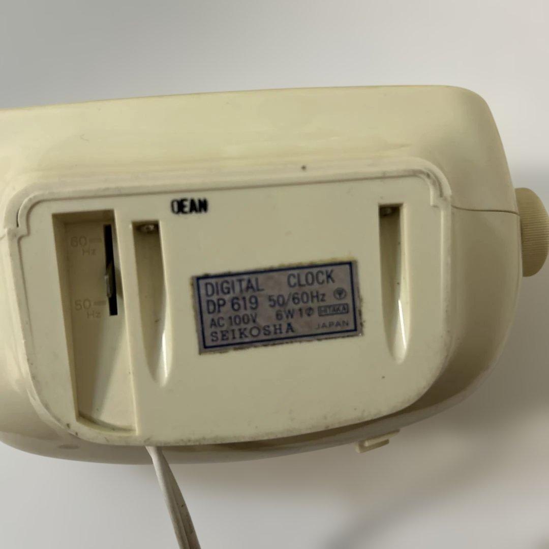 SEIKO セイコー　パタパタ時計　DP619 稼働品 昭和レトロ