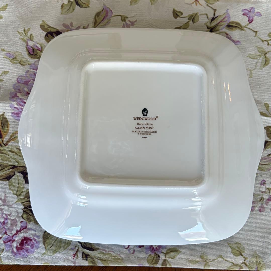 【レア美品】英国製　ウェッジウッド★グレンミスト★B&Bプレート