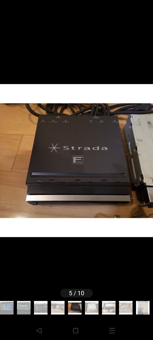 Panasonic　ストラーダ　strada カーナビ　地デジ　インダッシュ