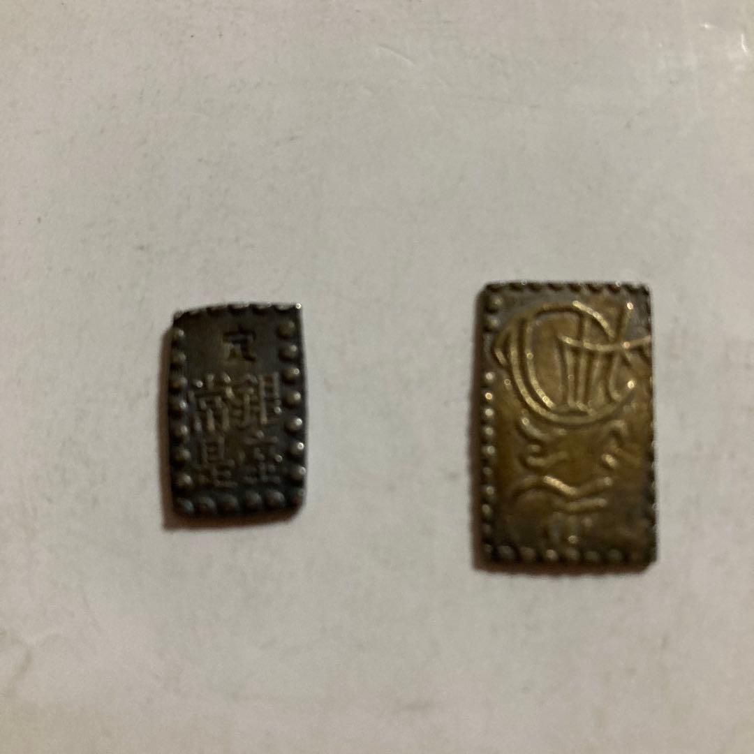 1朱銀二分金