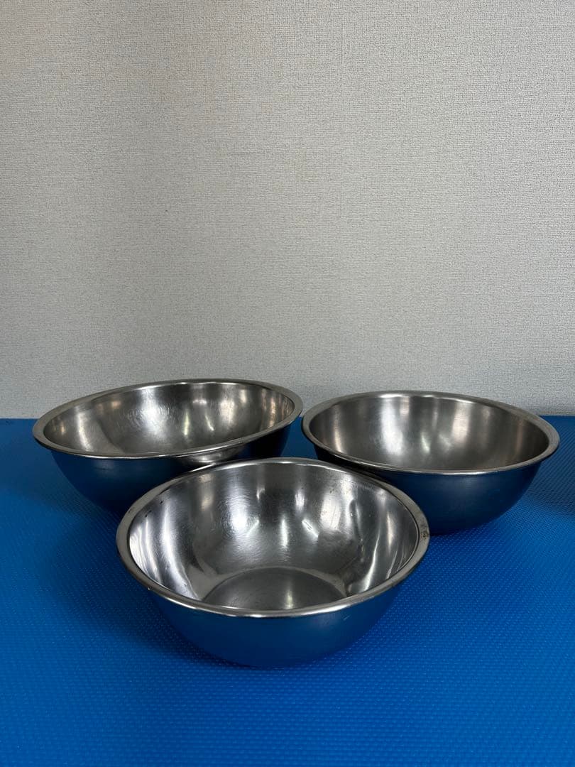 調理用ボウル10個セット　ステンレス　業務用　おまけザル2個付き