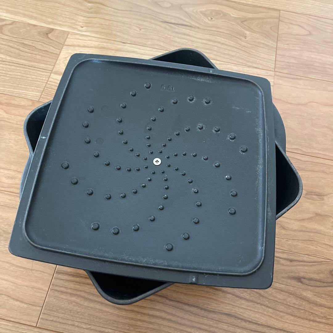 CHASSEUR シャスール　カロンド　24cm　5.5L　ココット　ブラック