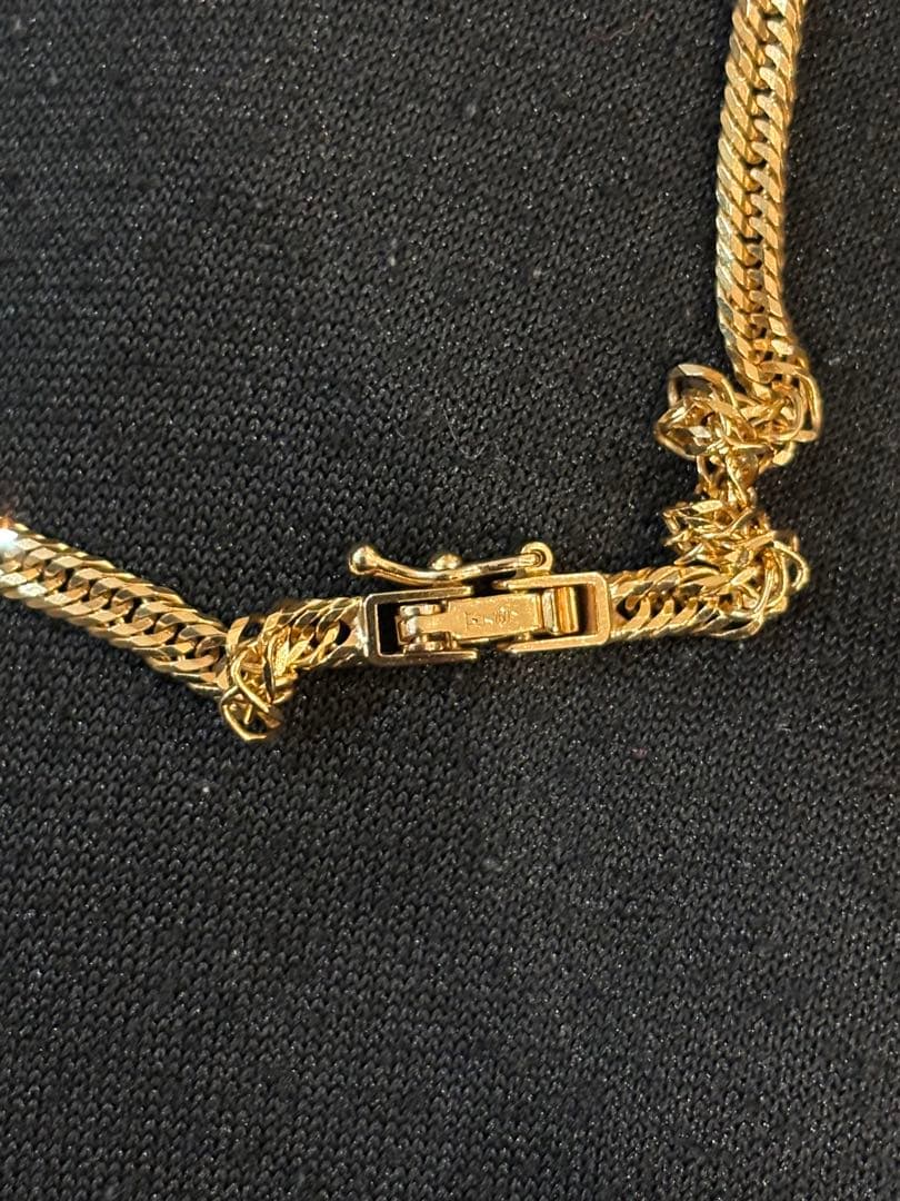 アップル　　K18 トリプル12面喜平ネックレス 50cm