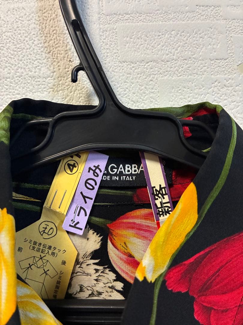 ドルガバ　 チューリップ柄シャツ