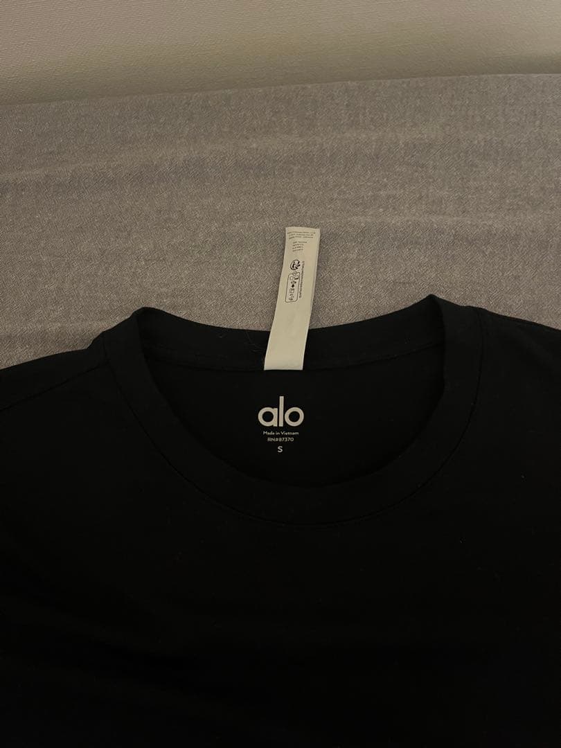 トレーニングウェア　alo ブラック　Sサイズ