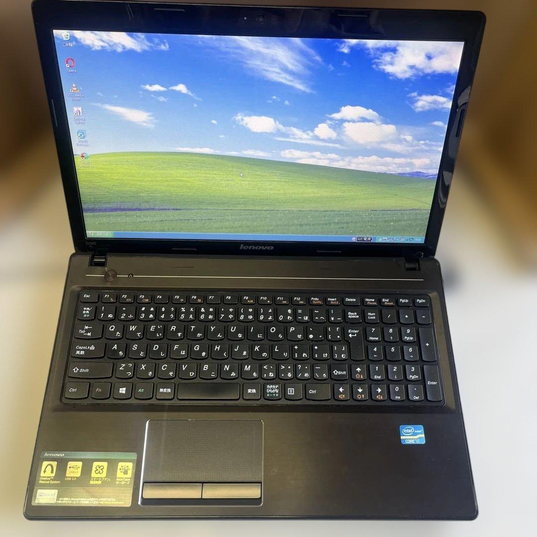 ☆格安超美品☆WindowsXP☆レノボ15.6インチ大画面ノート☆第3世代i7