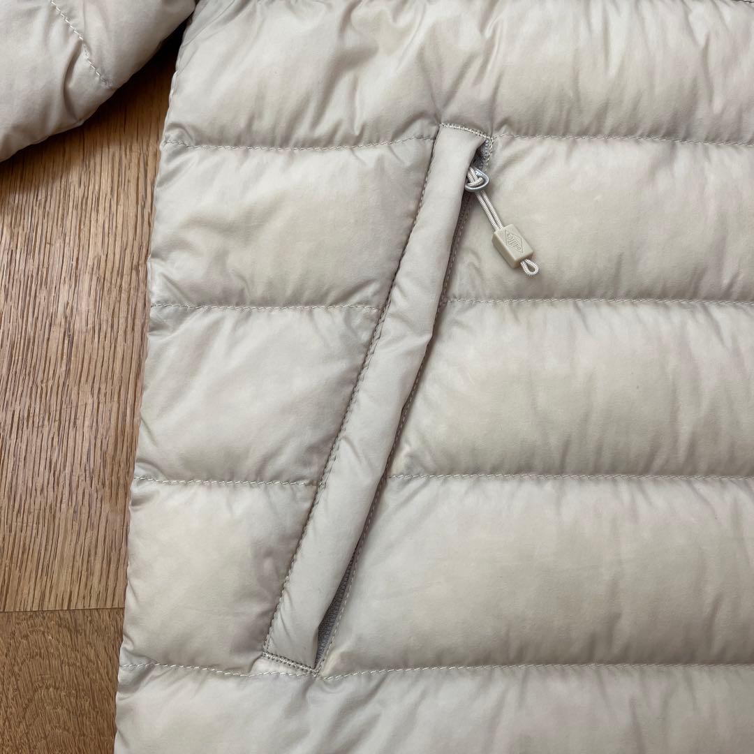 DANTON ダントン インナーダウン クルーネック オイスターホワイト 34