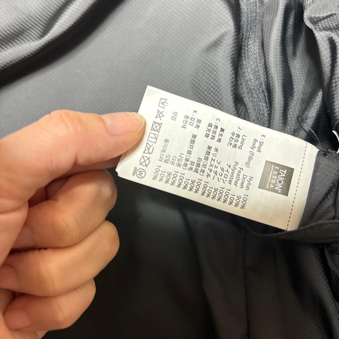 最終値下げ TAION EXTRA ファー付きダウンジャケット ブラック