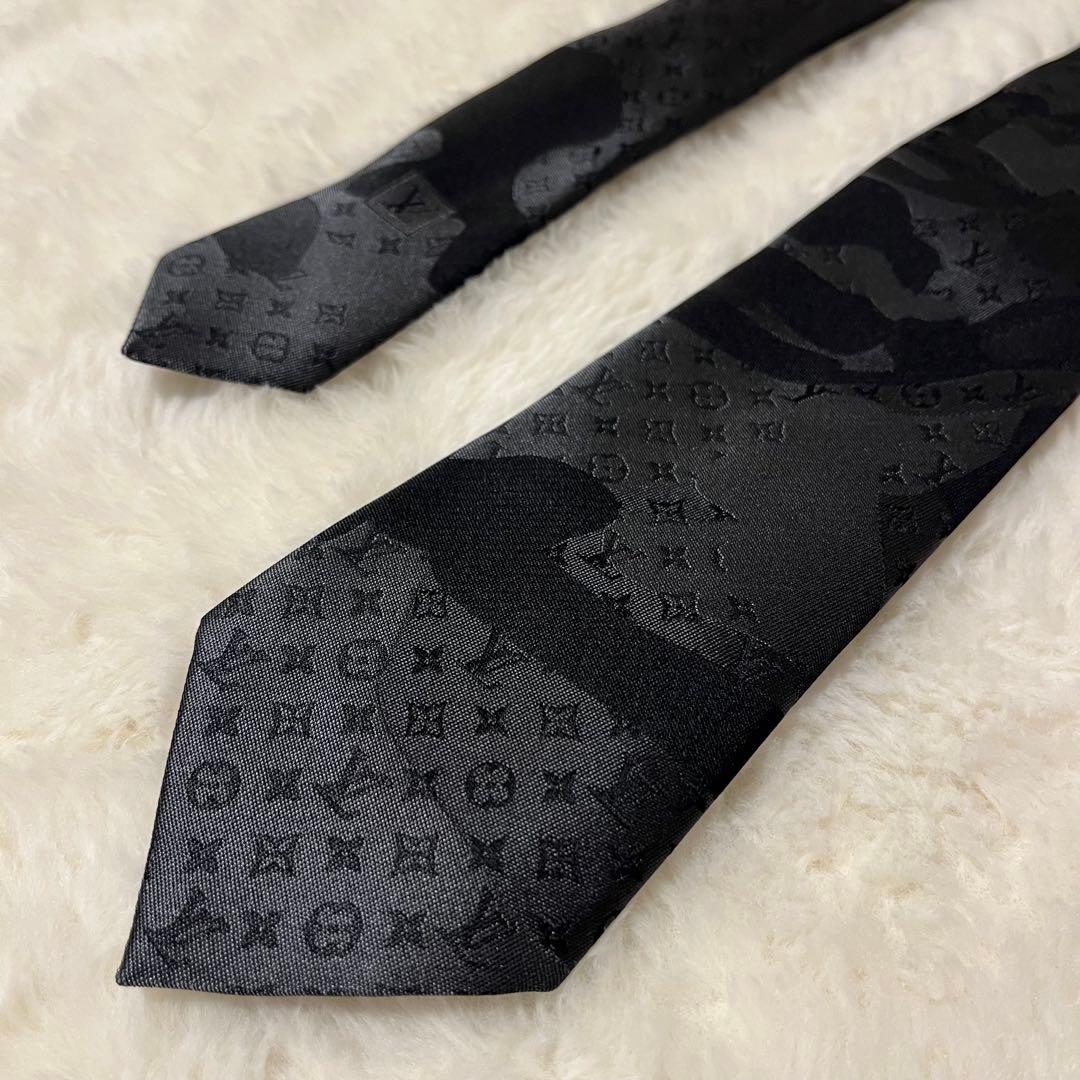 美品！現行 LOUIS VUITTON クラヴァット ブラック