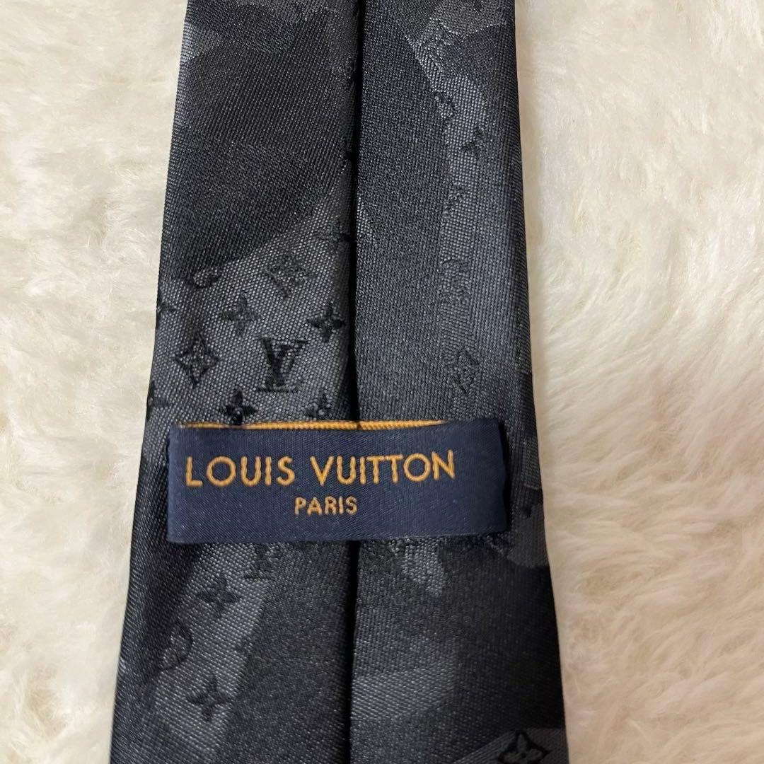 美品！現行 LOUIS VUITTON クラヴァット ブラック