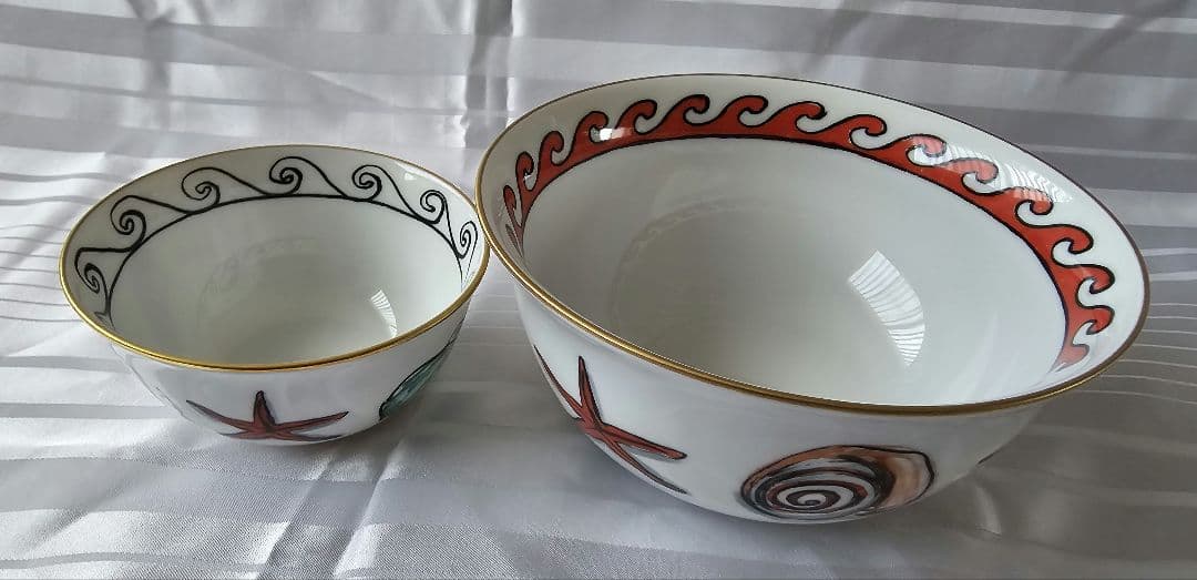 ジノリネプチューンボール２個セット