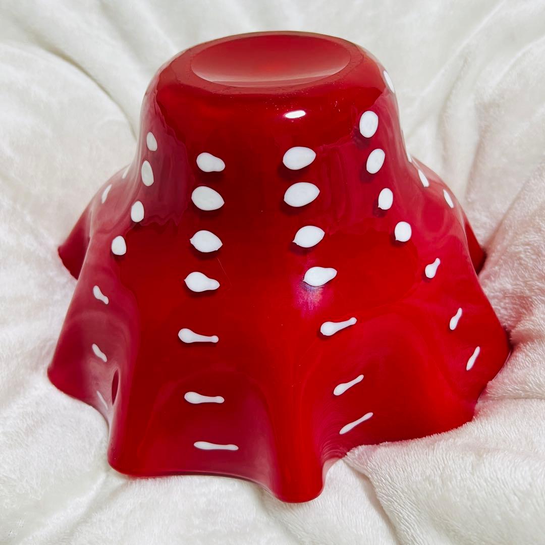 ミッドセンチュリー 水玉 フラワーベース ドット柄 花瓶　レトロポップ