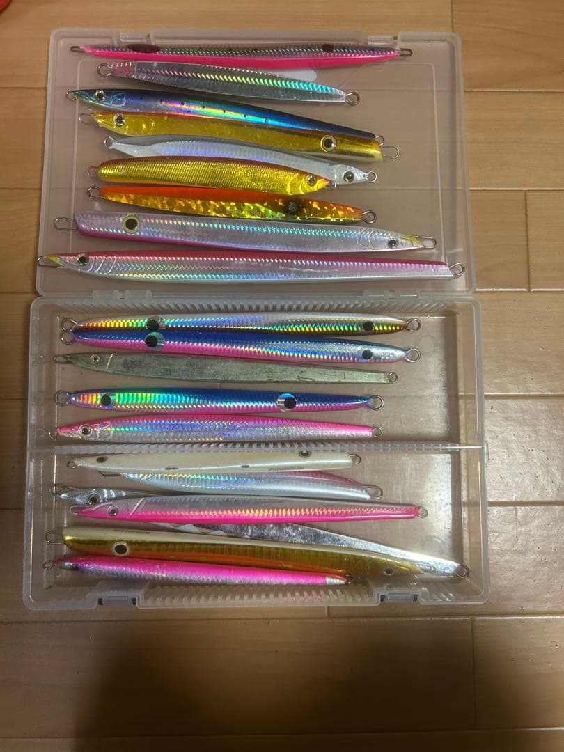 ロングジグ 約20個 透明ケース付き