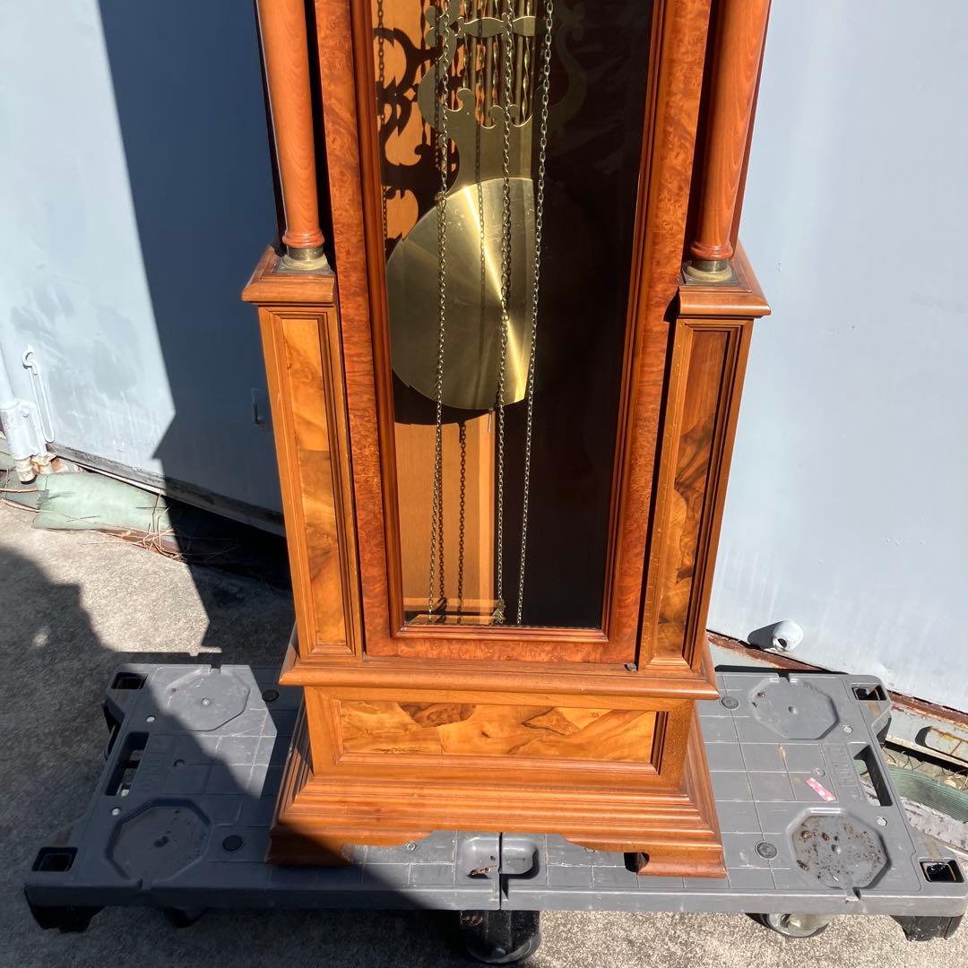 Laurisドイツ製アンティーク tempus fugit ホールクロック柱時計