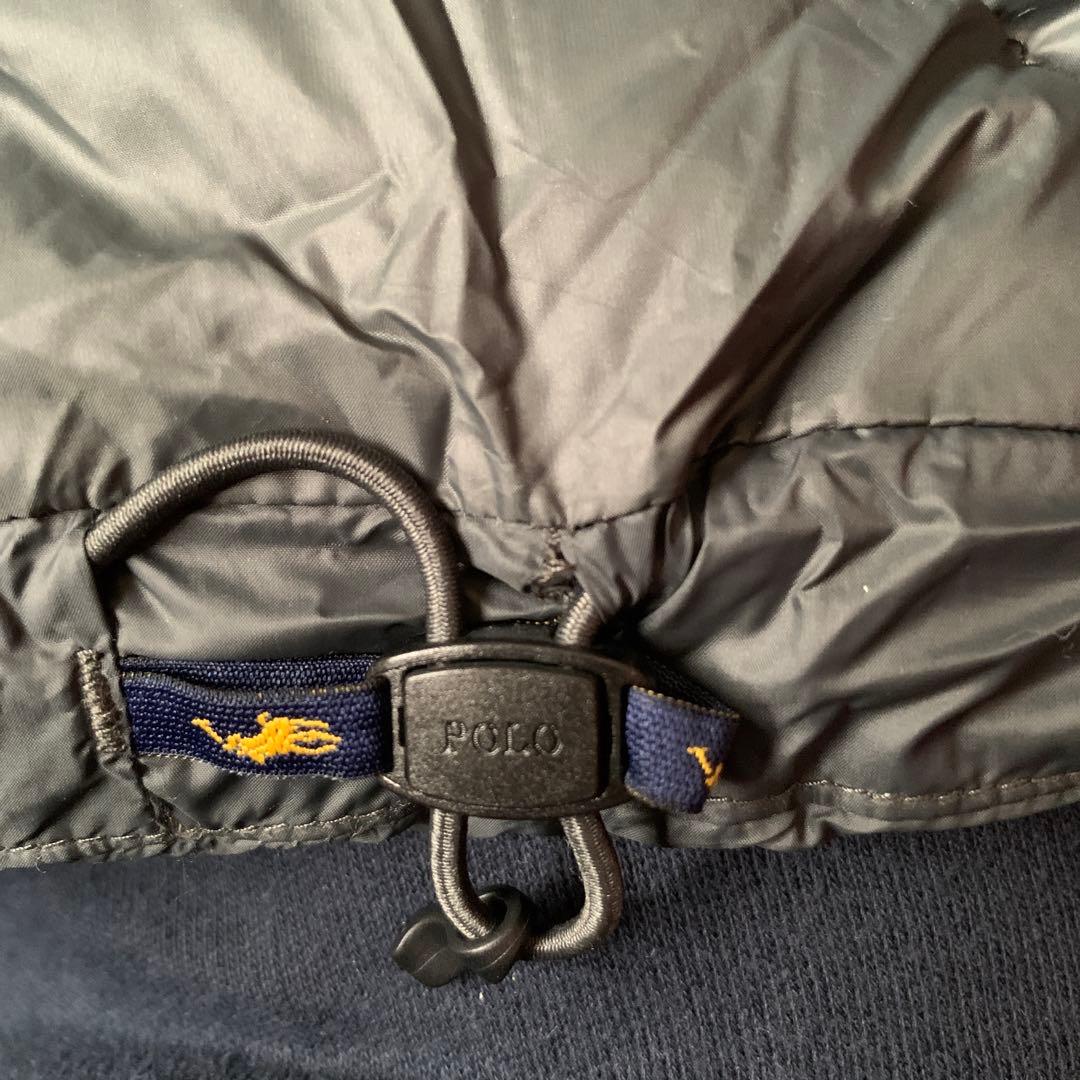 POLO RALPH LAURENダークグレー 中綿ジャンパー美品Sサイズ