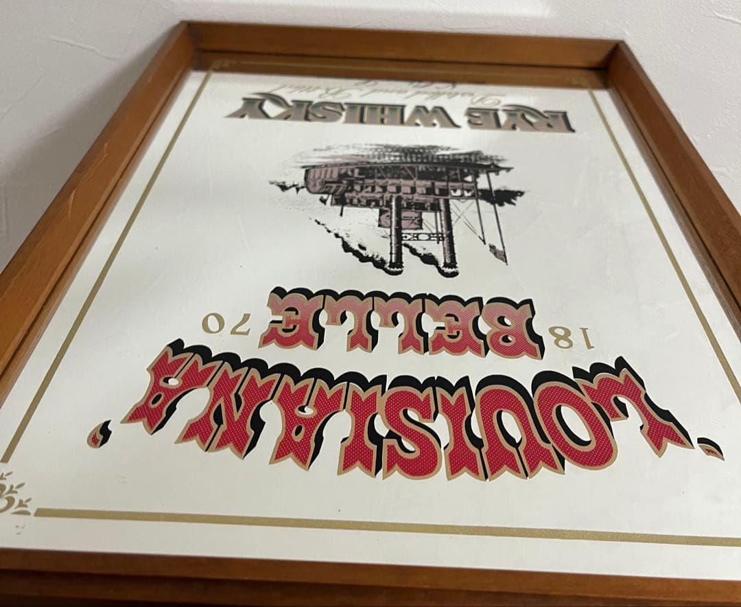 ルイジアナ•ベル•ライウィスキー　パブミラー