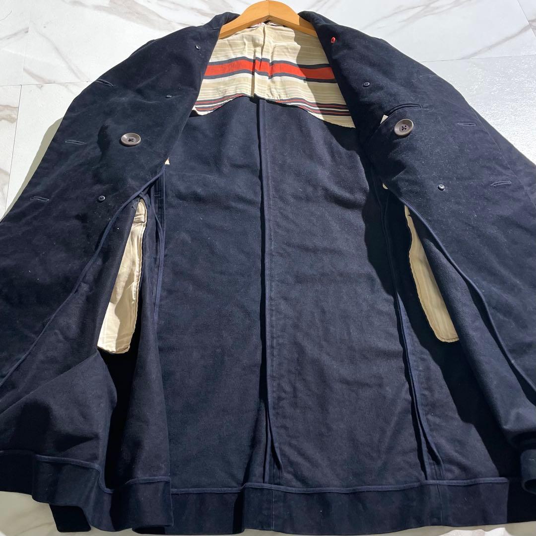 入手困難✨ 45RPM トレンチコート ベルト付き コットン メンズ ネイビー