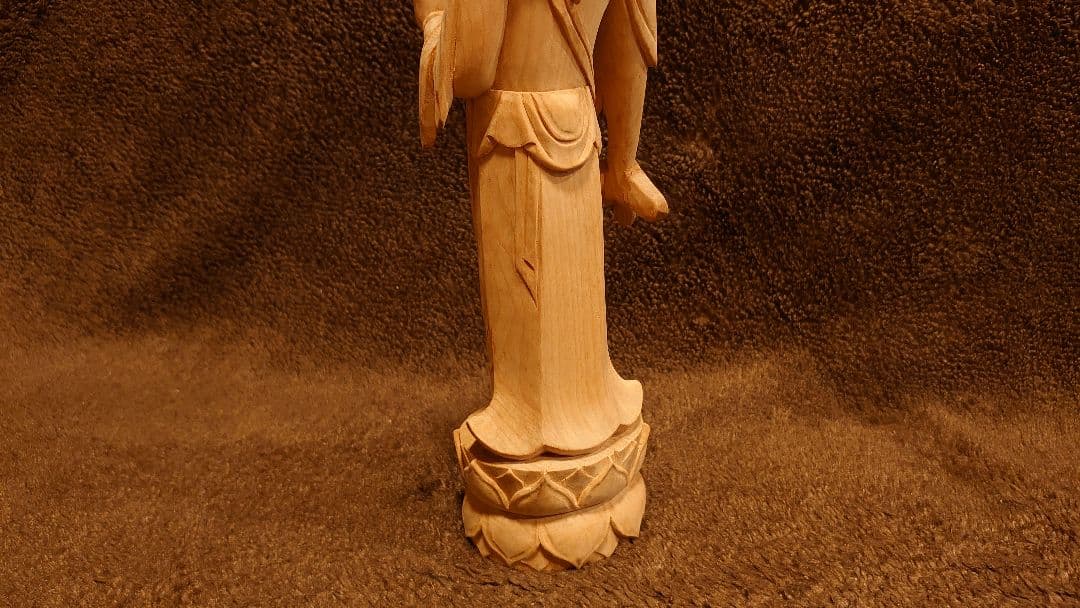 観音　観音様　井波彫刻　井波　仏教美術　仏教　寺院放出　一体
