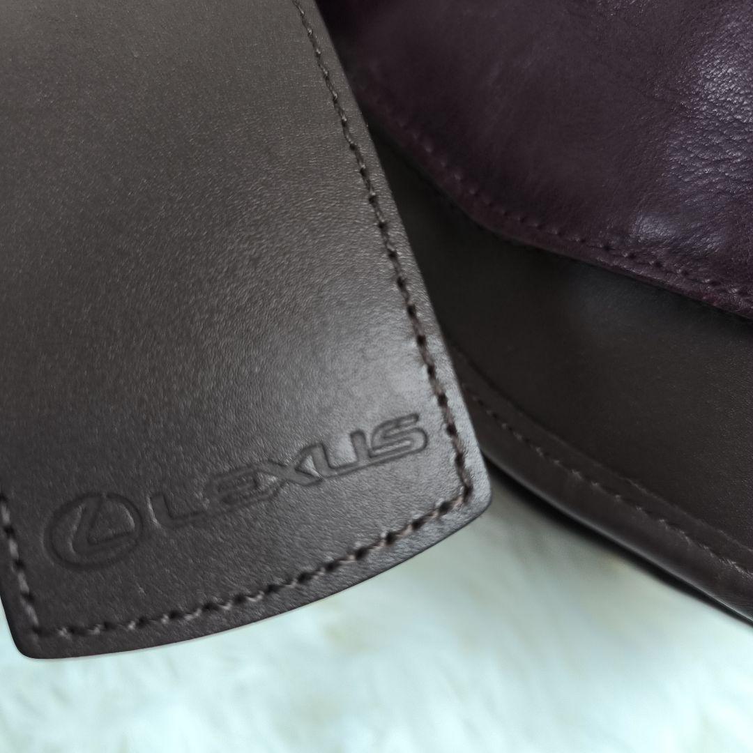 ✨美品✨ レクサスコレクション トートバッグ レザー 肩掛け B4可 赤茶