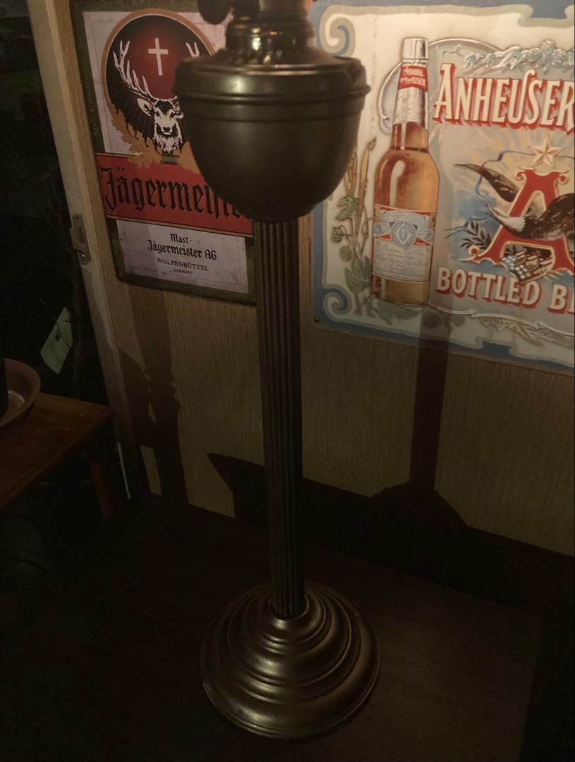 大型 ヴィンテージ オイルランプ アンティーク 西洋 洋風 置物 レトロ ライト